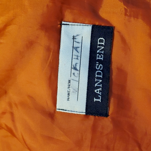 Lands’ End boys waterproof insulted parka Size 10-12 - Picture 3 of 11